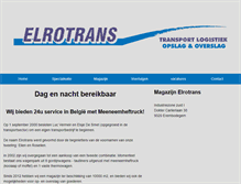 Tablet Screenshot of elrotrans.be